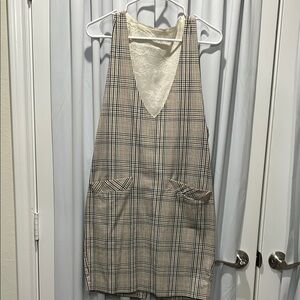 Plaid Sleeveless Dress